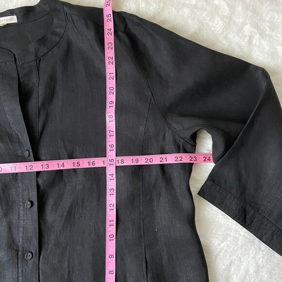 Eileen Fisher Linen Blouse Size XL - Picture 7 of 7